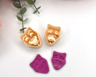 Theatre Masks Clay Cutters: Polymer Clay, Ceramic Tools
