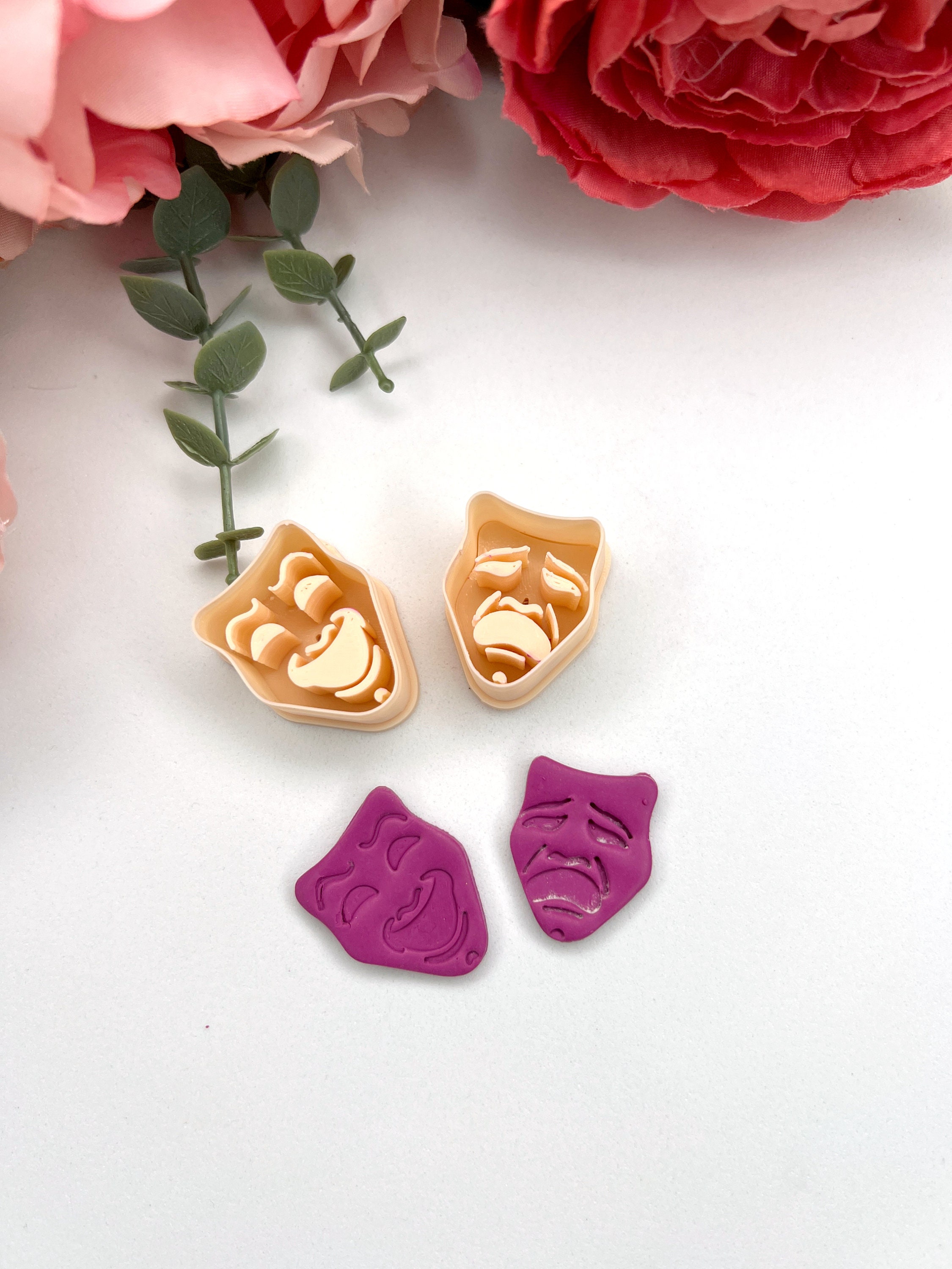 Flower Earrings Molds Polymer Clay Cutters Clay Earrings Tools