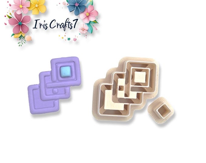 Strata Earring 2 Polymer Clay Cutter for Jewellery Making