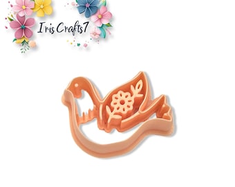 Nordic Dove Polymer Clay Cutter for Earring and Jewellery Making
