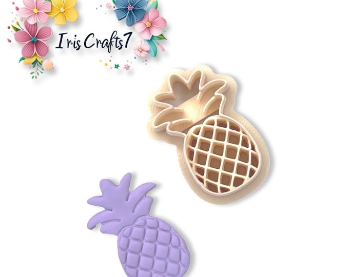 Pineapple 3 Polymer Clay Cutter for Earring Making