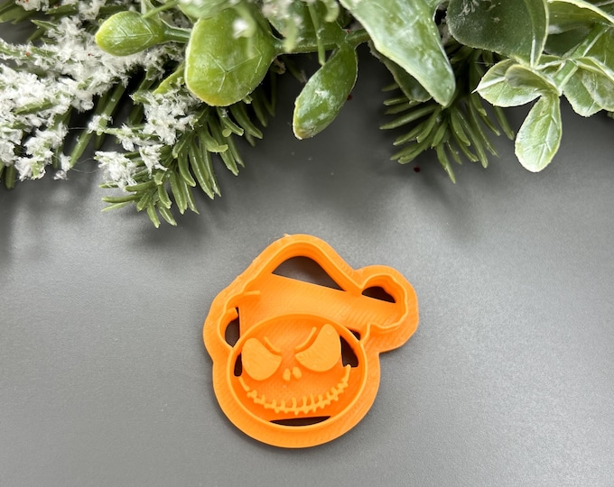 Santa Jack 3 Polymer Clay Cutter - Unique Christmas Craft Supply - Holiday Polymer Cutter