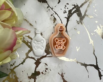 Halloween poison polymer clay cutter/earrings cutters