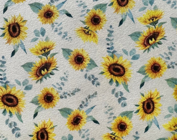 Sunflower image transfer paper for polymer clay