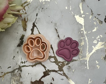 Dog paw polymer clay cutter| clay cutters | Ceramic cutters | Polymer clay tools |Jewellery tools | Earring making