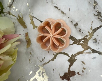 Clover 2 Polymer Clay Cutter – Shamrock Clay Tool for Earring Making & Handmade Jewellery Crafts