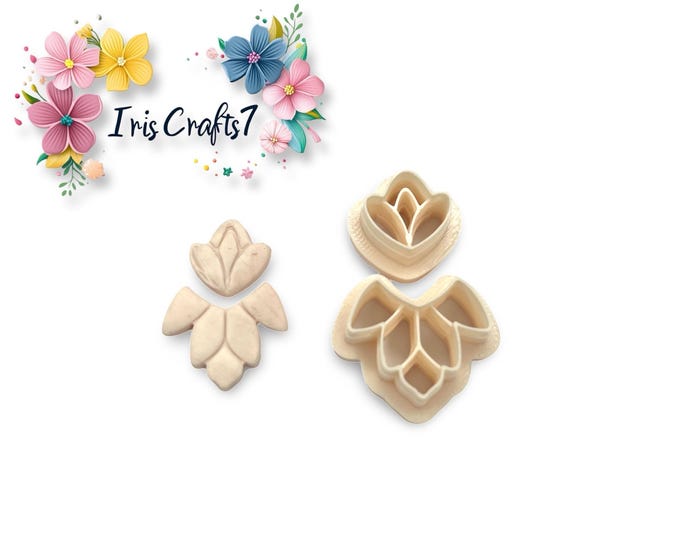 Boho Combo 6 Polymer Clay Cutters - Ceramic tools - Handmade Earrings