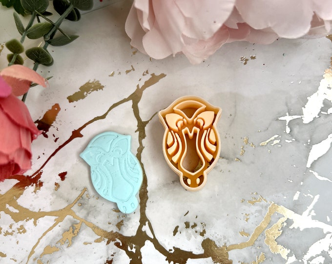 Owl 6 clay cutter| Earrings making| Clay tools| Polymer clay cutters