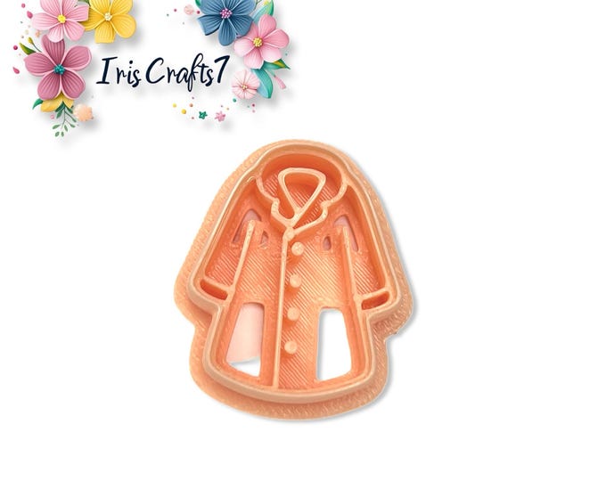 Polymer Clay Cutters Trench Coat – Clothing Shape Tools for Handmade Earrings, Jewellery Making
