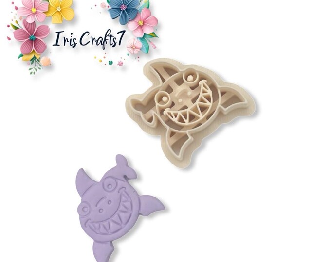 Funny Shark Polymer Clay Cutter Tool for Earrings - Ceramic Clay Craft Cutter for Jewelry Making & DIY Accessories