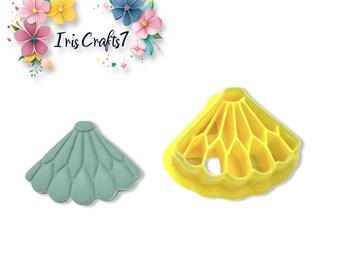 Scalloped No. 13 Polymer Clay Cutter | Pendant Outline | Craft Tool
