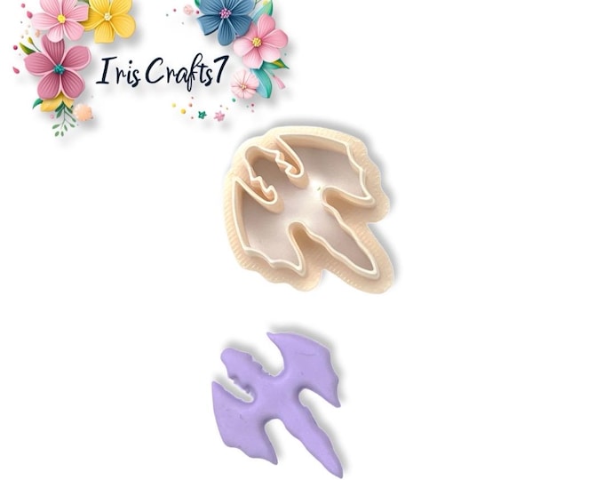 Dragon 3 Polymer Clay Earring Cutter DIY Jewelry Making Tool