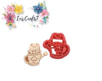 Frog 5 Polymer Clay Cutter – Cute Amphibian Clay Tool for Earrings – DIY Jewellery Making Supply