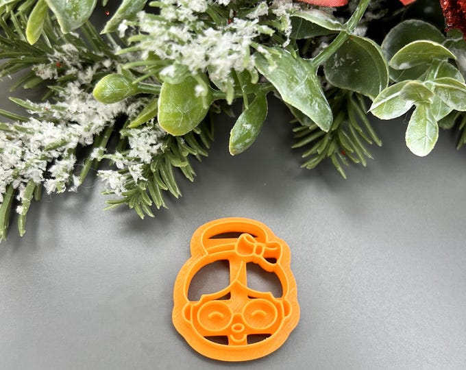 Christmas Mrs. Claus Polymer Clay Cutter - Holiday Crafting