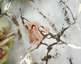 Bunny 5 Polymer Clay Cutter – Cute Rabbit Earring Tool – Easter Bunny Clay Cutter for Jewellery & Craft Projects