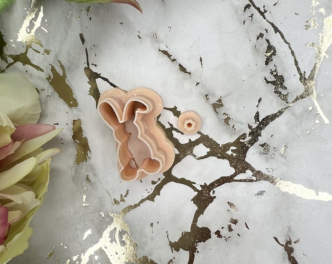 Bunny 5 polymer clay cutter