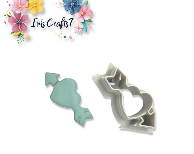 Heart Arrow Polymer Clay Cutter for Earrings Jewelry Tool