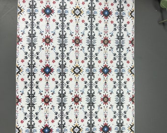 Folk Image Transfer Paper: Clay Earring Making Supplies