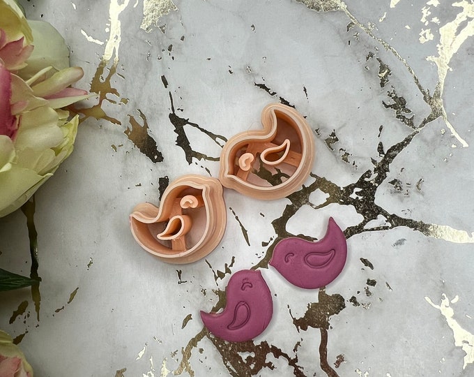 Birds polymer clay cutter