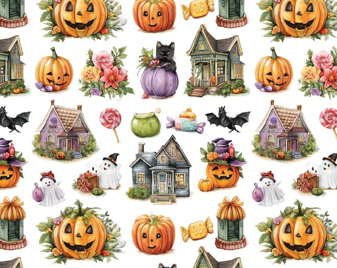 Halloween 7 image transfer paper _ Earring making_ Magic transfer paper_ Water soluble paper