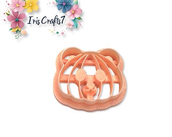 Bear Pumpkin Polymer Clay Cutter, Fall Halloween Earring DIY Tool for Autumn Jewelry Making