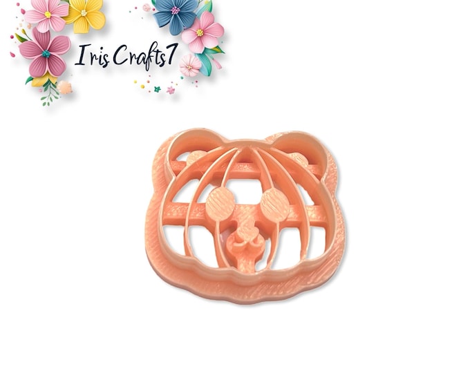 Bear Pumpkin Polymer Clay Cutter – Fall Halloween Earring Making Tool – DIY Autumn Jewelry Supplies for Crafters