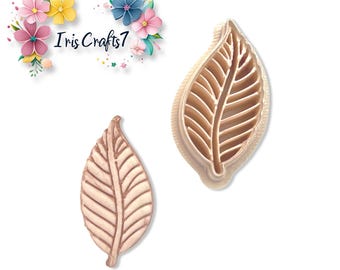 Leaf Polymer Clay Cutter for Botanical Earring Making, Craft & Ceramic Tool