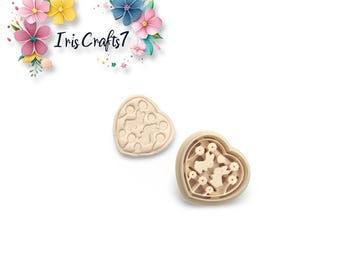Lovers Bunnies Polymer Clay Cutters – Cute Romantic Clay Tools for Earring Making & Handmade Jewellery Crafts