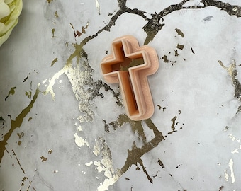 Cross no. 2 Polymer Clay Cutter for Handmade Earring Making, Jewelry & Ceramic Tool