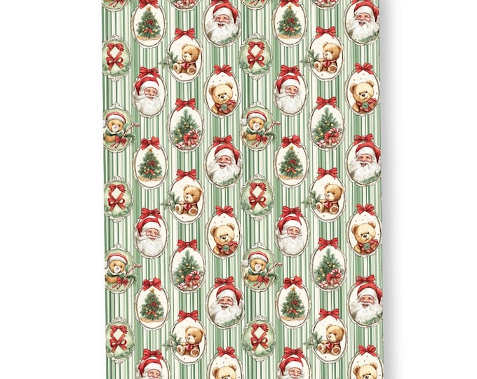 Christmas no. 18 Image Transfer Paper for Polymer Clay Earring, Jewellery & Crafts