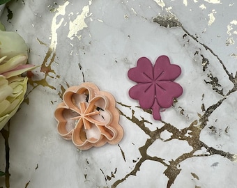 Clover 1 Polymer Clay Cutter for Earring Making – St. Patrick’s Design Tool – DIY Jewelry Supplies – Lucky Leaf Shape