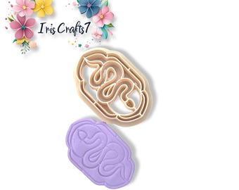 Snake 5 Polymer Clay Cutter for Earring Making