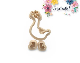 Goose Polymer Clay Cutters – Bird Tool for Earrings, Jewellery Making