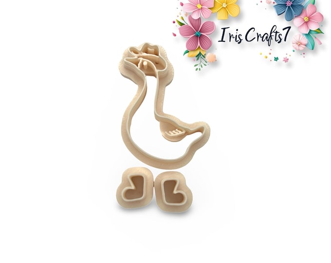 Goose Polymer Clay Cutters - Ceramic tools - Handmade Earrings