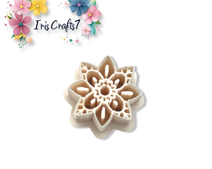 Polymer Clay Flower Cutter No 63 | Jewelry Making Tool for Earrings, Charms, Pendants