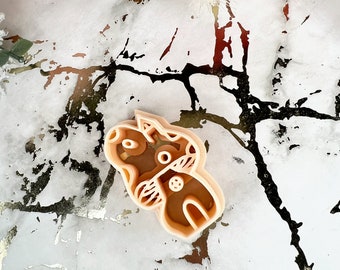 Mushroom House 2 Polymer Clay Cutter Earring Jewelry Tool