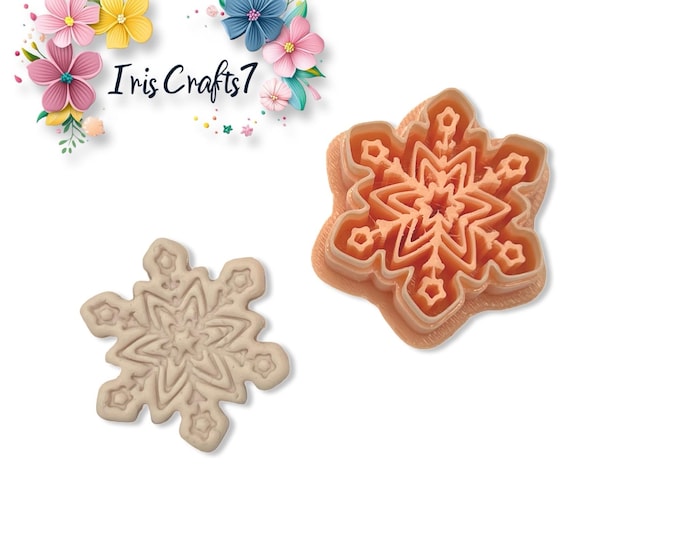 Snowflake Clay Cutters: Polymer Clay Earrings, Winter Jewelry