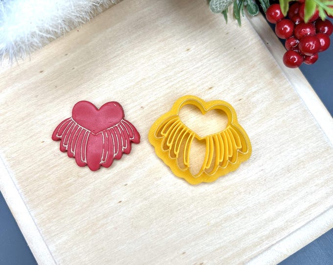 Heart Raffia Macrame Polymer Clay Cutter - Earring Making - Ceramic Tools