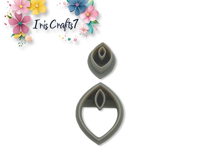 Petal Dangle Polymer Clay Cutters Set Earrings Tool