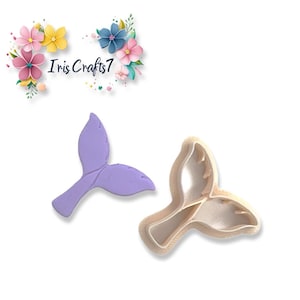 Whale Tail Polymer Clay Cutter: 3D Gedruckt Schmuck Basteln