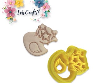 Rubber Duck Star Sunglasses Polymer Clay Cutter Earrings Jewelry Tool