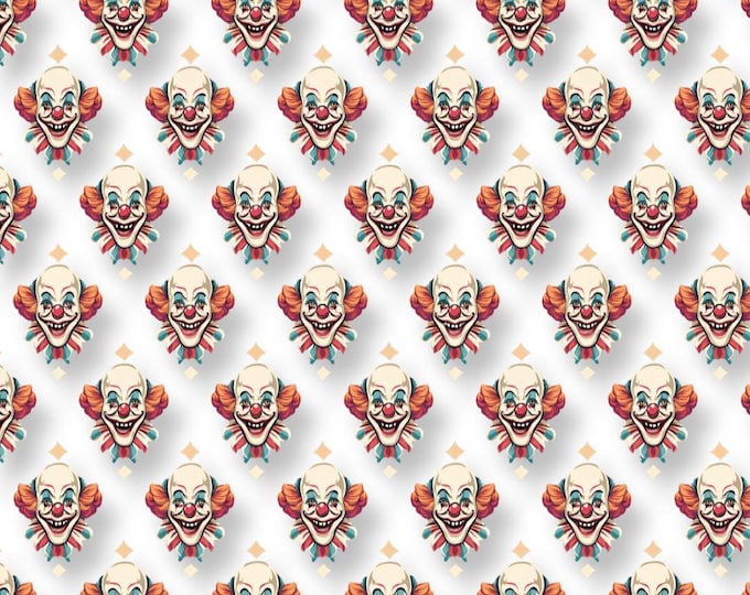 Clowns 1 image transfer paper _ Earring making_ Magic transfer paper_ Water soluble paper