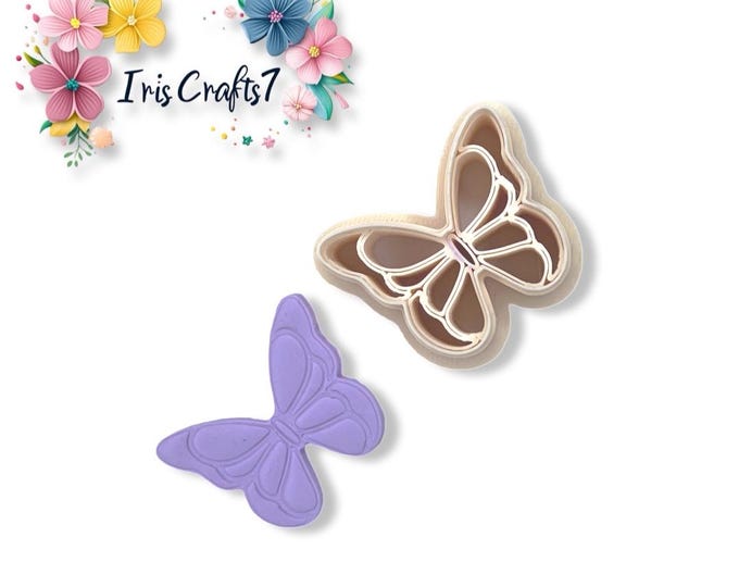 Butterfly 17 Polymer Clay Cutter - Clay Tools - Handmade Earrings