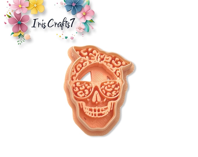Leopard Skull Clay Cutters: Halloween Earring Jewelry Making