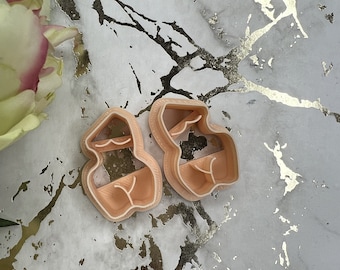 Clay cutters Woman body 2| Polymer clay cutters| Jewellery tools| Ceramic cutters| Earrings cutters| Clay tools