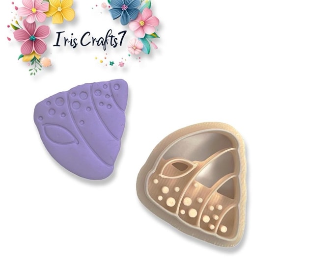 Shell 6 Polymer Clay Cutter for Earrings - Jewelry Making Tool Set for Handmade Accessories