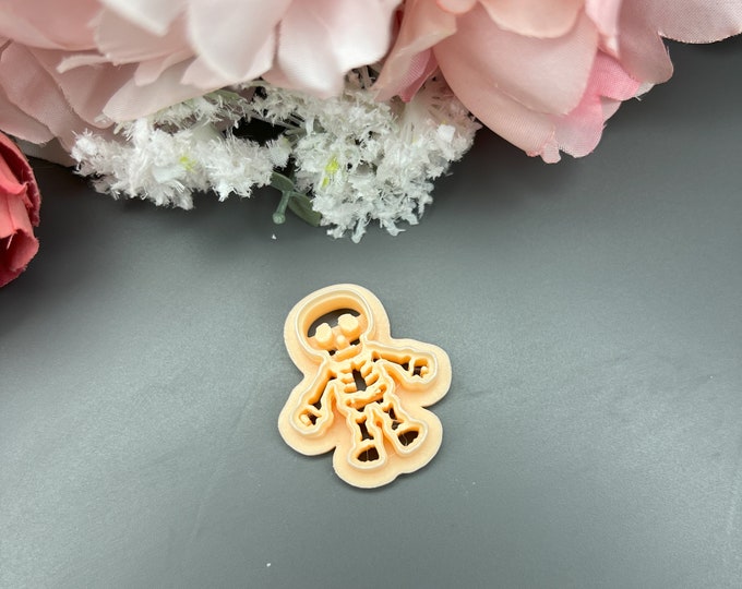 Clay cutters Skeleton 2_ Polymer clay cutters_ Halloween Earrings_ Handmade Jewellery