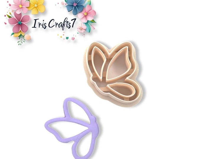 Butterfly Cutout 2 Polymer Clay Earring Cutter - Craft Unique Earrings