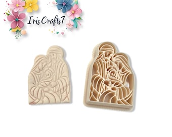 Native Scene 3 Polymer Clay Cutter for Christmas Earring Making