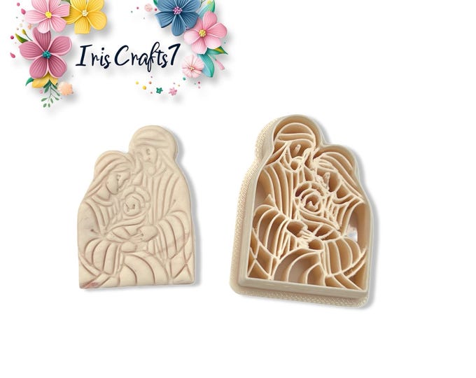 Native Scene 3 Polymer Clay Cutter for Christmas Earring Making | Crafts Supplies
